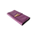 Saint Laurent Classic Y Y-Lock Leather Clutch